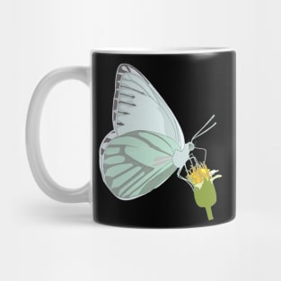 Butterfly with flower Mug